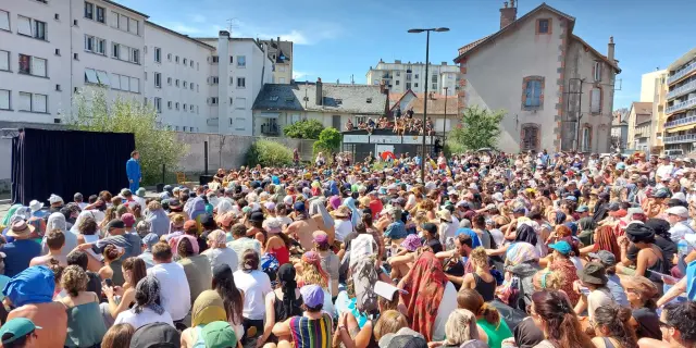 Spectacle du Festival international de théâtre de rue d’Aurillac