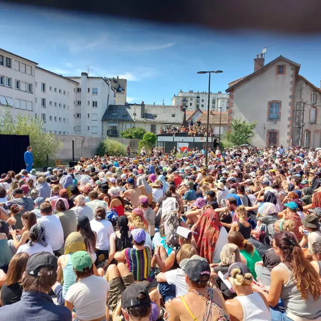 Spectacle du Festival international de théâtre de rue d’Aurillac