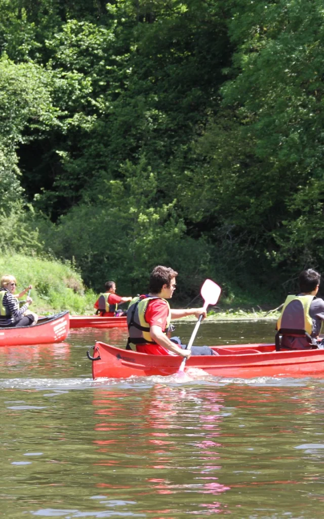 Descent Of The arroux In Canoe