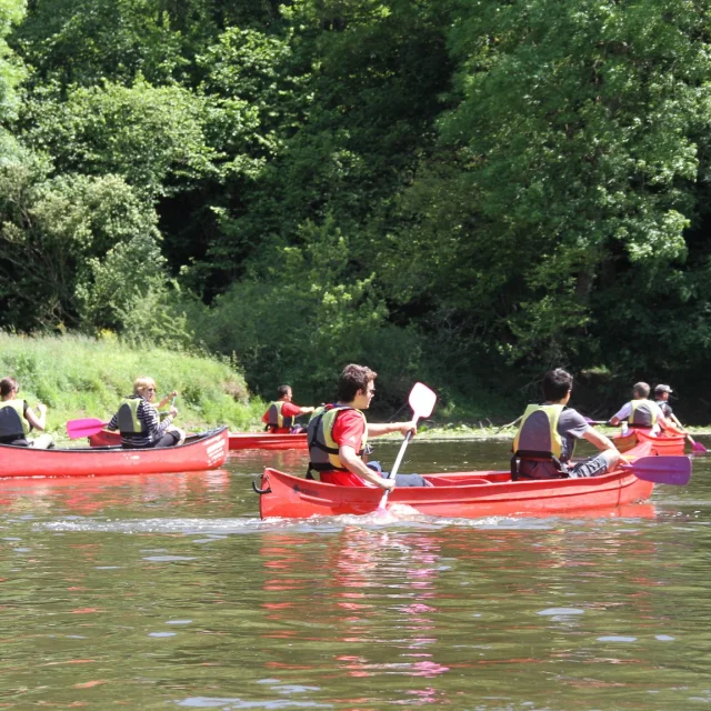 Descent Of The arroux In Canoe