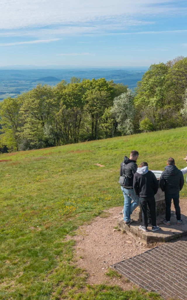 De Mont Beuvray - uitkijkpunt