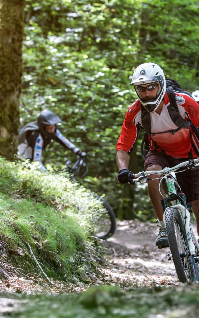 VTT de descente en Grand Autunois Morvan