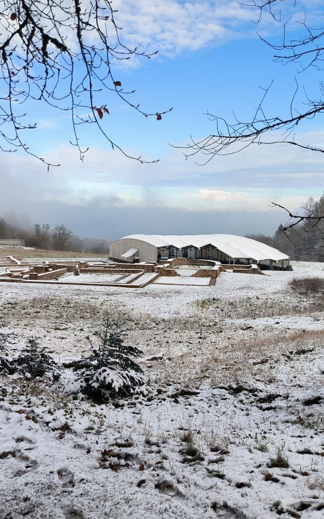 Mt Beuvray Sous La Neige