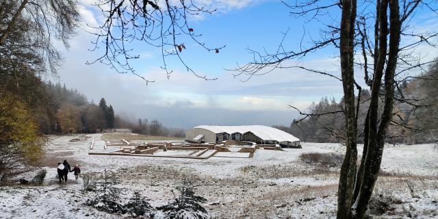 Mt Beuvray Sous La Neige