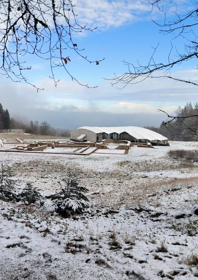 Mt Beuvray Sous La Neige
