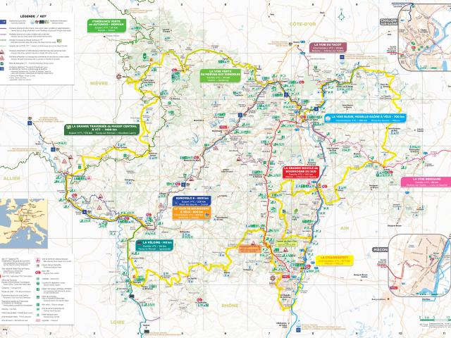 Plan vélotourisme Route 71