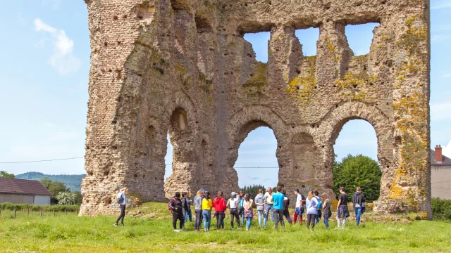 Visite des lieux gallo-romain d'Autun