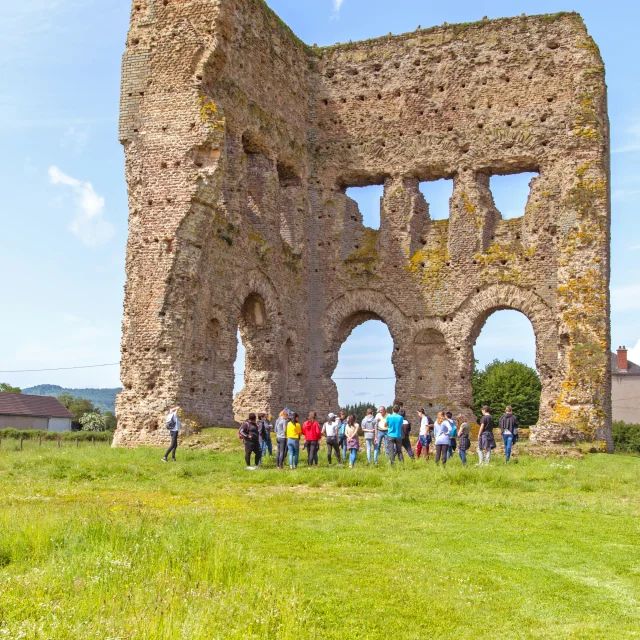 Visite des lieux gallo-romain d'Autun
