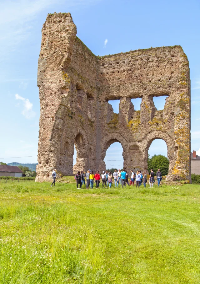 Visite des lieux gallo-romain d'Autun