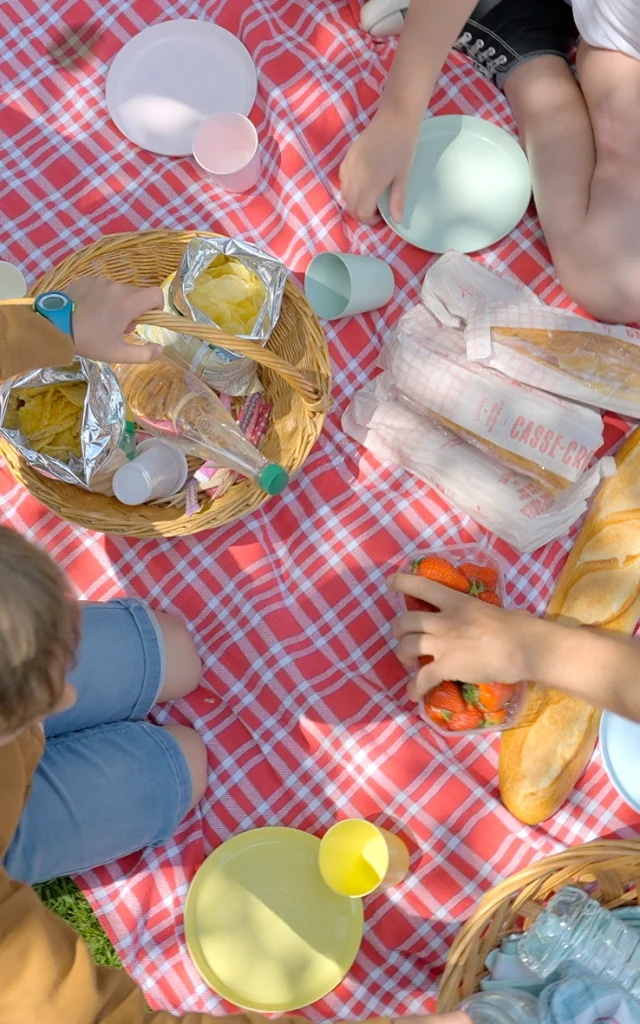 eten in de open lucht