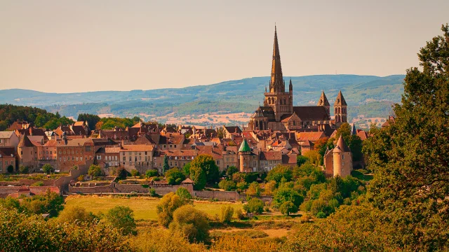 Vue Générale d'Autun - tourisme