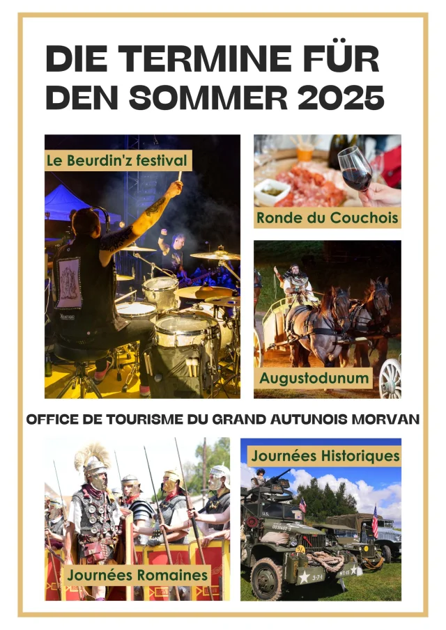 die Termine für den Sommer 2025