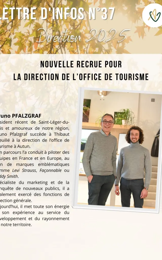 Lettre d'iinfo N°37 - Changement de direction