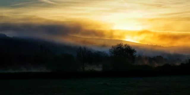 Lever De Soleil Sur Vincelles