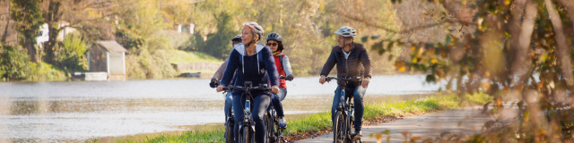 Vélo canal automne