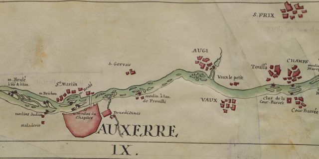 Releve De Lyonne Dapres La Cartographie De Labbe Lagrive 1732 1737 Gallica