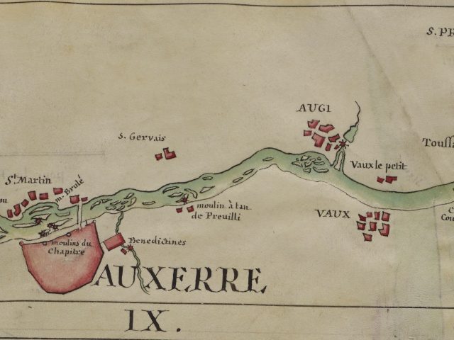 Releve De Lyonne Dapres La Cartographie De Labbe Lagrive 1732 1737 Gallica
