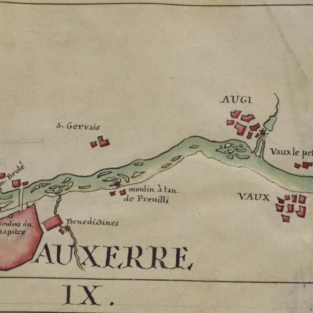 Releve De Lyonne Dapres La Cartographie De Labbe Lagrive 1732 1737 Gallica