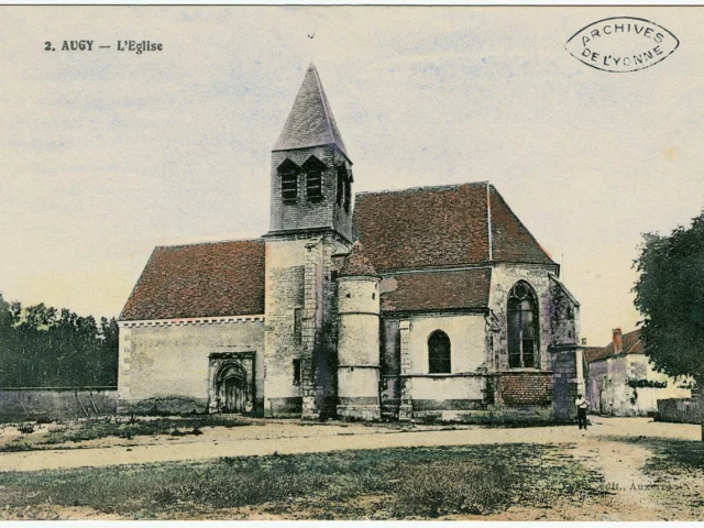 Carte Postale De Leglise Saint Maurice Daugy Debut 20e Siecle Ad89 2 Fi 275 2