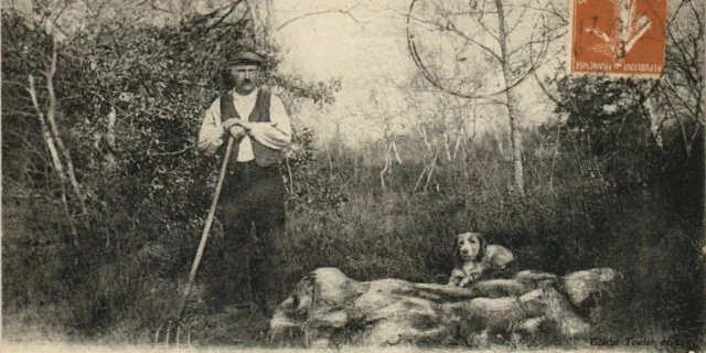 Charbuy Pierre Saint Martin Man With His Dog