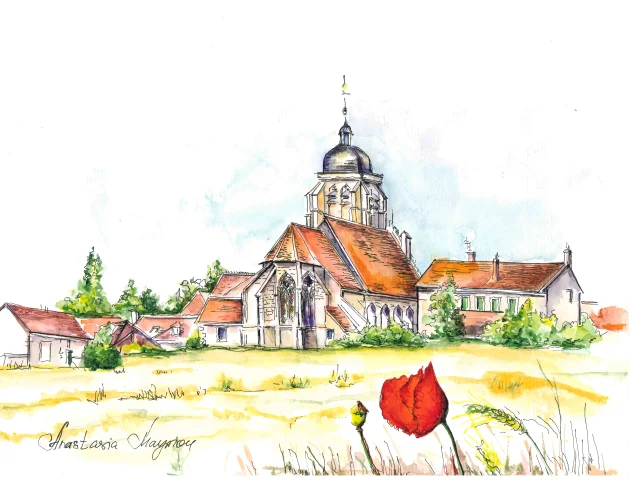 Chevannes Eglise Rotated
