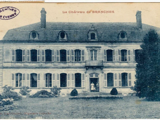 Le Chateau De Branches Avant 1931 Ad89 2 Fi 1575