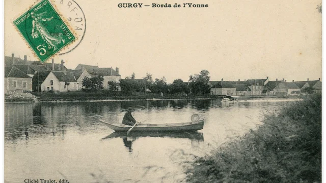 Carte Postale Des Bords De Lyonne Debut 20e Siecle Ad89 2 Fi 3018