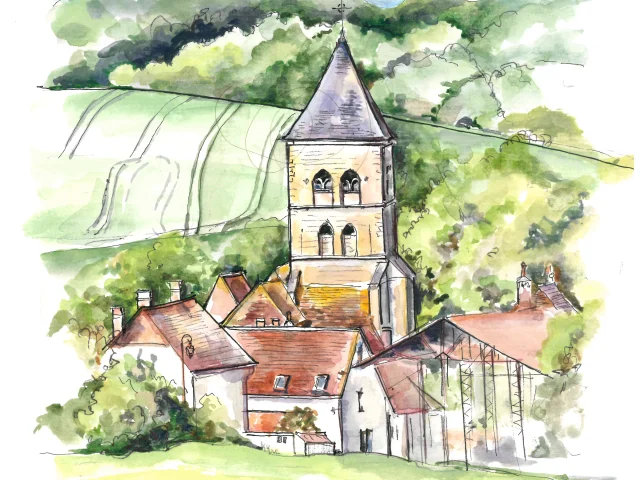 Escamps Eglise