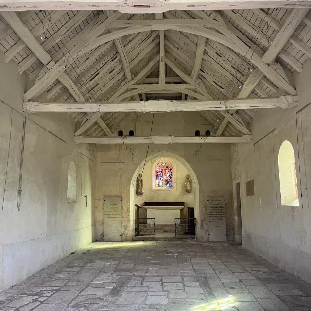 Interieur De La Chapelle Davigneau Rotated