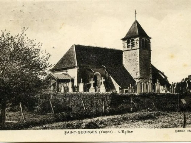 Saint Georges Eglise 1900 Mairie De St Georges