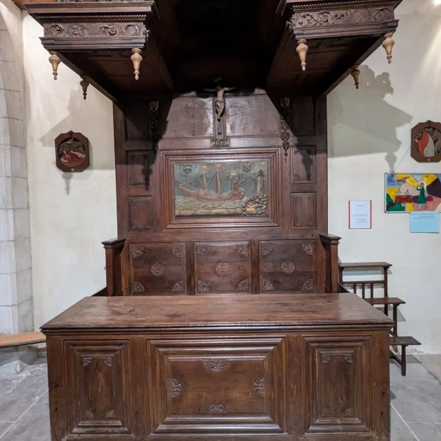 Banc Doeuvre De La Confrerie Des Mariniers 1672 Pah