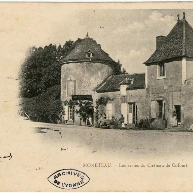 Carte Postale Des Restes Du Chateau De Colbert. Avant 1904 Ad89 2 Fi 3759