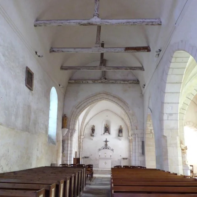 Vaux Eglise St Loup Interieur 2020 Diocese Sens Auxerre