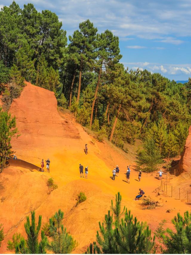 Il sentiero delle ocre del Luberon a Roussilon - Foto: Alain Hocquel / Vaucluse Provence Attractivité