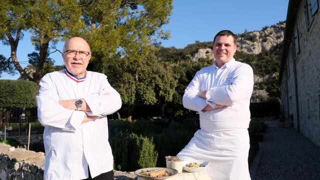 Pique nique du chef entre vigne et garrigue - Crédit photo : Olivier Tresson / Avignon Tourisme