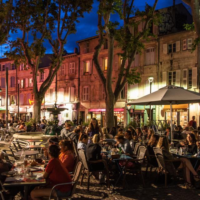 Place des Corps Saints by night. Credit: Frédéric Dahm / Empreintes d'Ailleurs