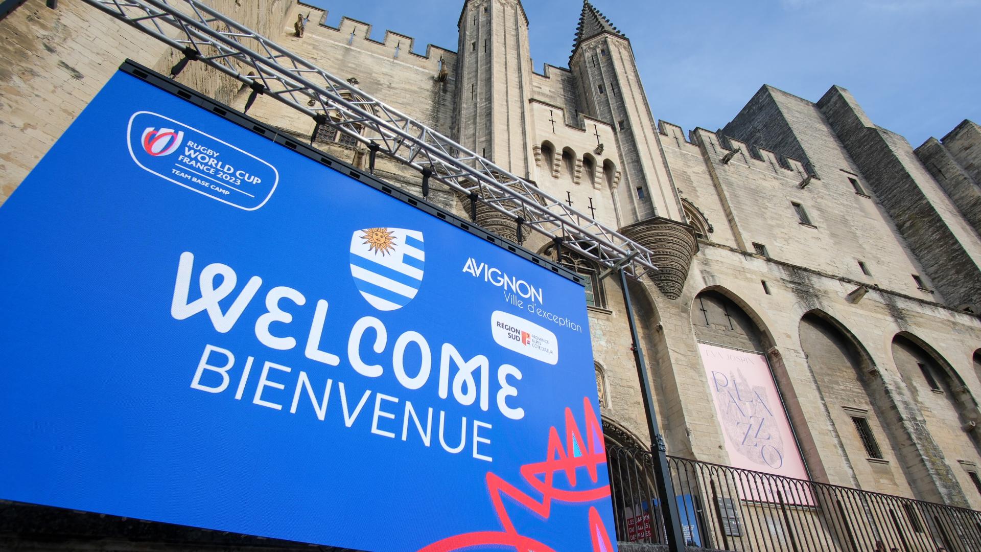 Cérémonie d'accueil des Uruguayens à Avignon - Crédit photo : Olivier Tresson / Avignon Tourisme