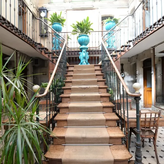 Escalera de los baños Pommer