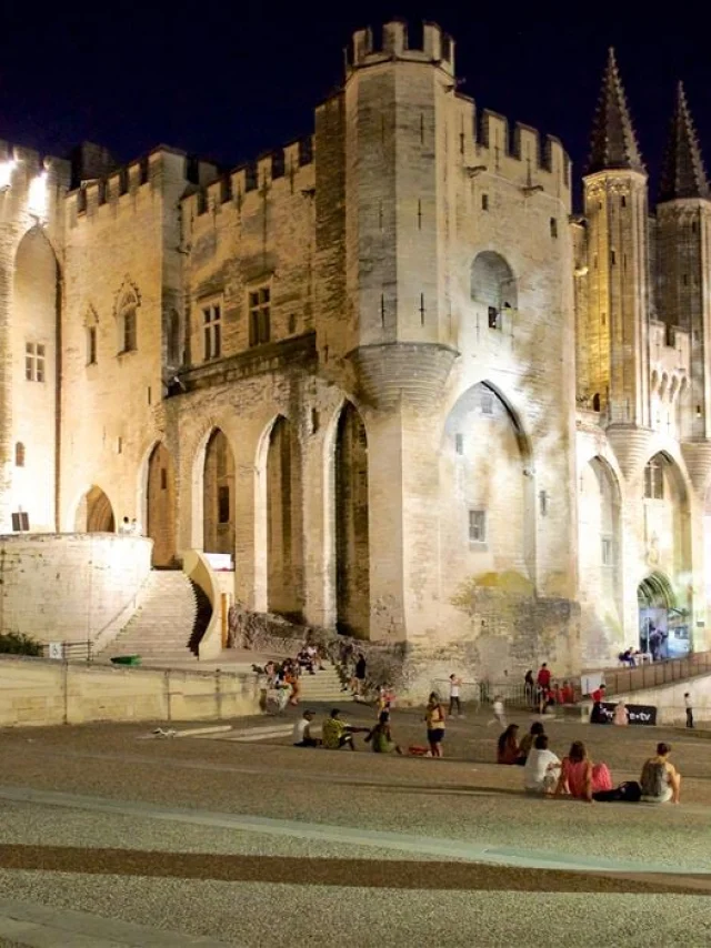 Palais Des Papes Nocturne