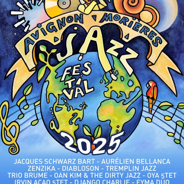 Cartel del Festival de Jazz de Aviñón 2025