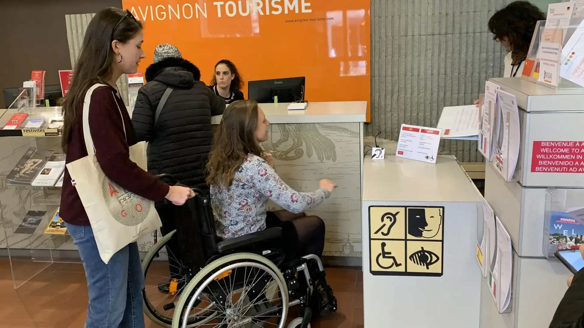 Accessibilité à l'Office de Tourisme d'Avignon