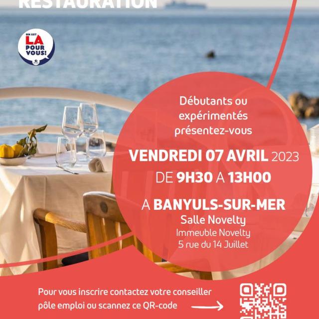 Affiche Recrutement Restauration