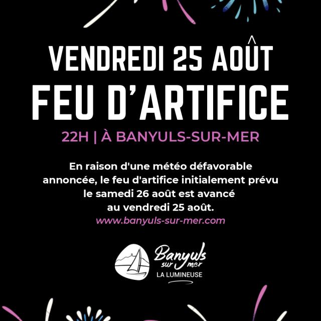 Feu Artifice 25 Aout 2023