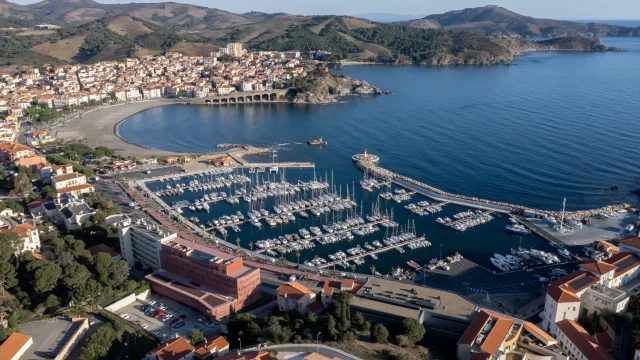Port Banyuls vue aérien