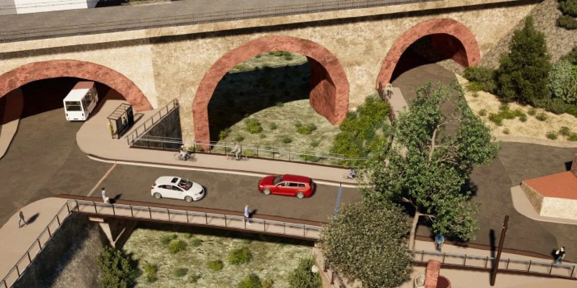 Projection Pont Du Puig Del Mas