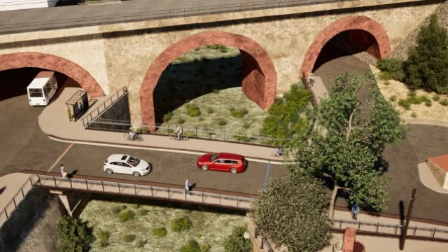 Projection Pont Du Puig Del Mas