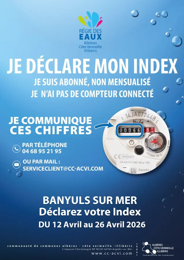 Affiche Declaration Compteurs 2026 New