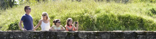 Sur les remparts de Navarrenx