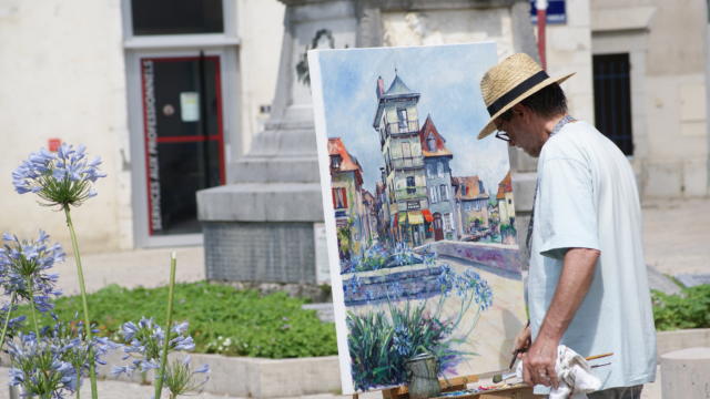 Salies à peindre, concours de peinture à Salies-de-Béarn