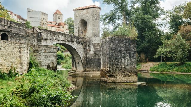 Pont de la légende à Sauveterre-de-Béarn